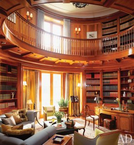 William Charles created the ultimate home library in this gorgeous barrier island home.